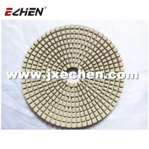 125mm Diamond Polishing Pad White Color