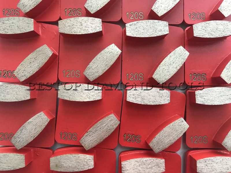 Soft Bond Concrete Diamond Segment for Hard Concrete Grinding