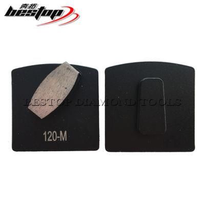 Concrete Grinding Tools with Single Oval Diamond Segment