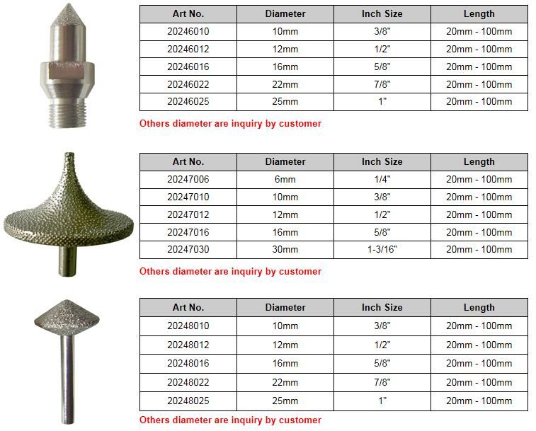 Vacuum Brazed Diamond Graver Tool