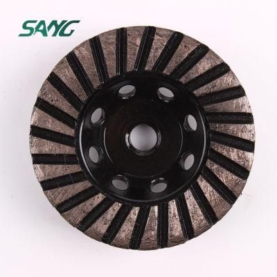 Diamond Angle Grinder Disc Abrasive Grinder Disc 125mm Turbo Grinding Cup Wheel