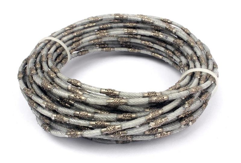 Pct Patent Brazed Diamond Wire Saw for Stone Granite Onyx Marble Gemstone Jade Cutting