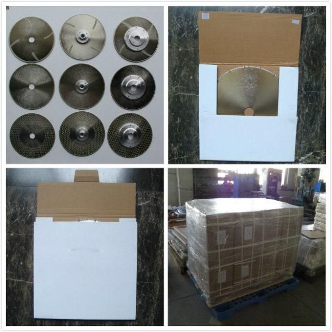 Double Sides Maple Leaves Electroplated Diamond Disc for Marble Sculpture