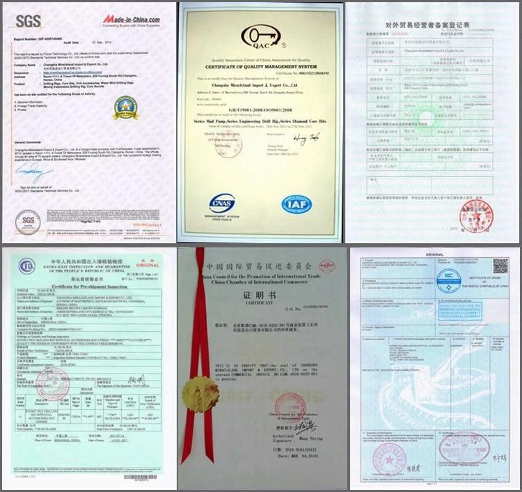 Bq Nq Hq Pq Wireline Overshots/Diamond Drilling Tools/Core Barrels