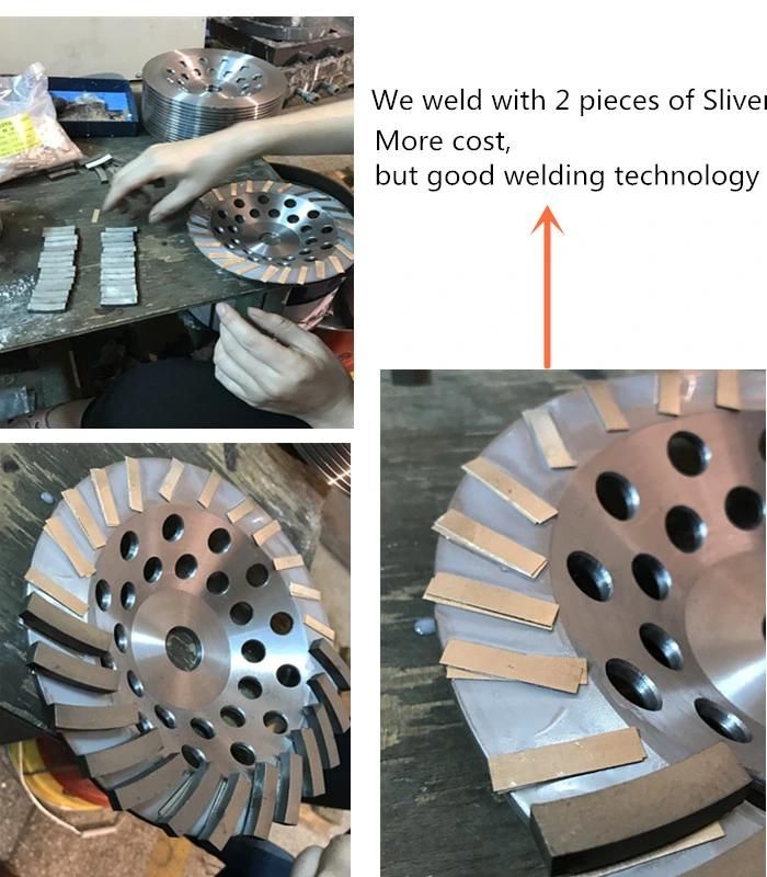 Long Grinding Life Diamond Grinding Wheel for Concrete and Stone