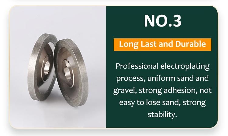 1A1 Flat Electroplated Bond Diamond Grinding Wheel