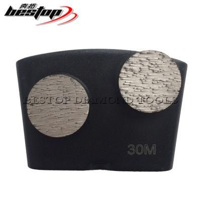 HTC Two Button Diamond Concrete Floor Grinding Pad