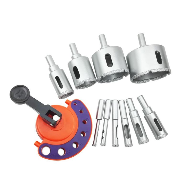 Vacuum Brazed Diamond Core Bits with Round Shank, Dry or Wet Drilling Bits