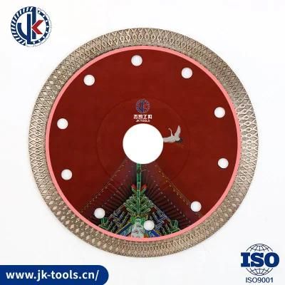 4&prime;&prime; Hot Press Sintered Ultra-Thin Sharpness Turbo Diamond Saw Blade for Tiles/Ceramic/Porcelain