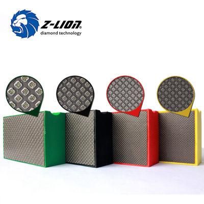 Electroplated Diamond Sanding Block Hand Pads for Stone Ceramic Glass