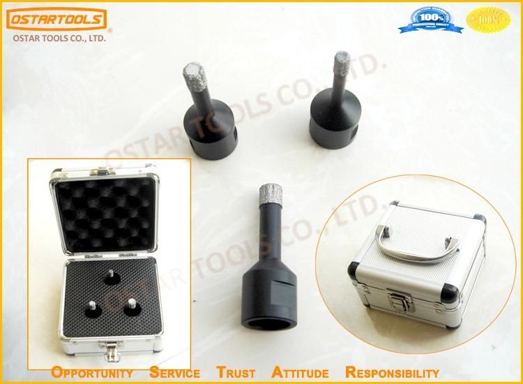Vacuum Brazed Hollow Diamond Core Drill Bits