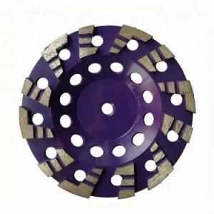 Turbo Diamond Tools Cup Wheel Grinding Plate for Concrete