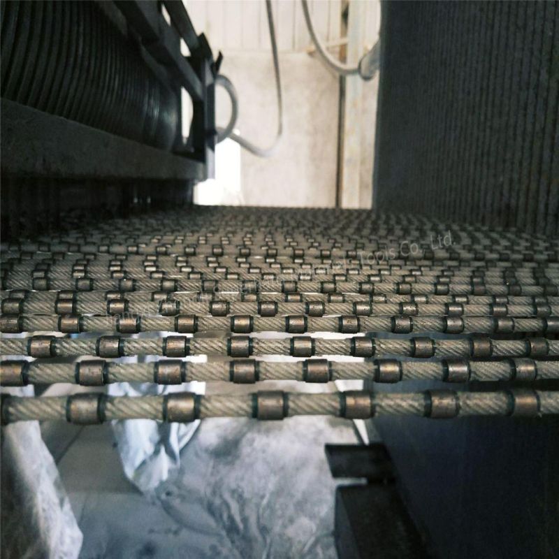 Diamond Multi Wire Saw for Granite Slab Cutting with 7.3mm Beads