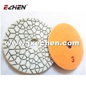 Super Flexible Diamond Resin Polishing Pads with 3 Steps
