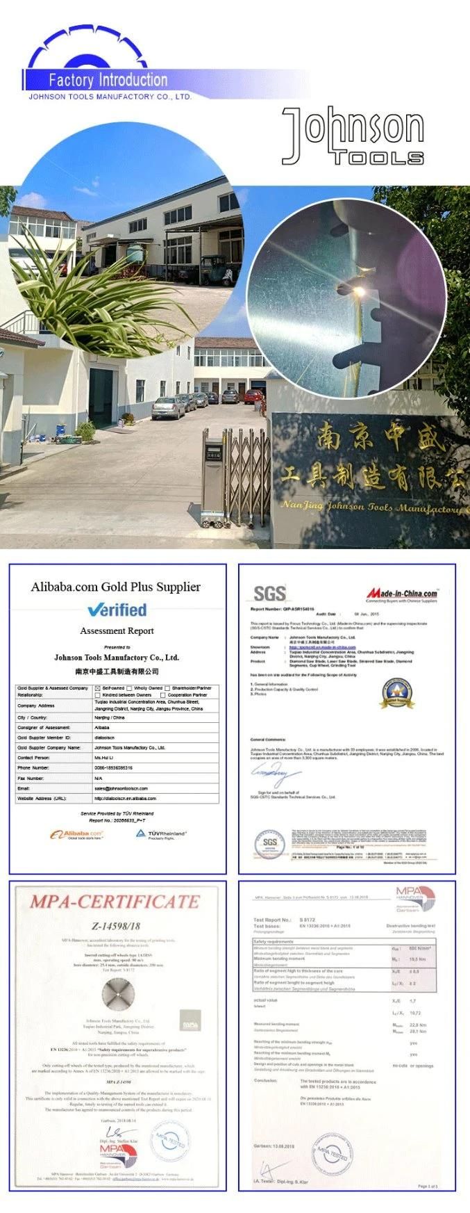 300mm Floor Heating Laser Welded Tuck Point Diamond Saw Blades for Hard Concrete 18mm Thickness