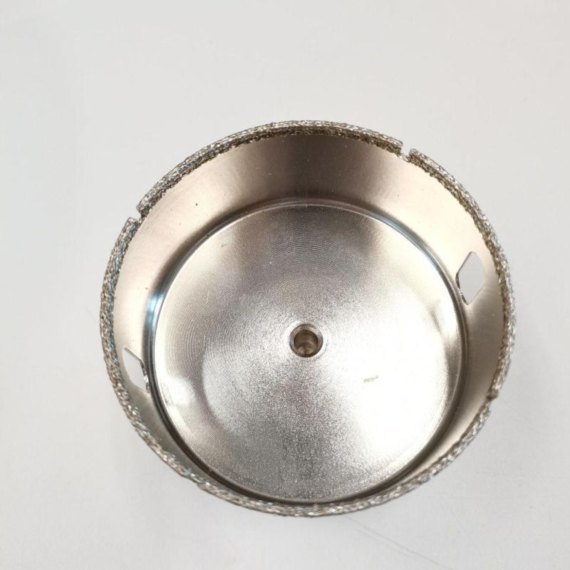 Hex Shank 80mm Electroplated Diamond Saw Core Drill Bits for Glass and Tile