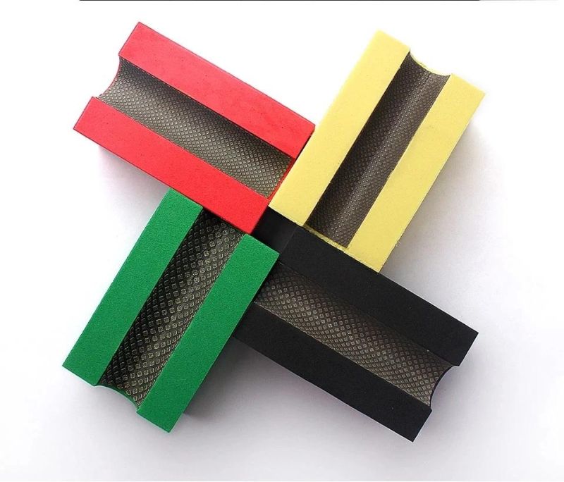 Zlion V20 Electroplated Hand Pad for Stone Glass Marble Polishing