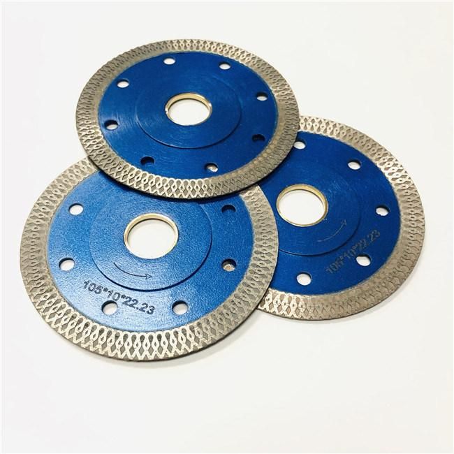 105 mm Ceramic Tile Cold Press X Mesh Turbo Diamond Saw Blade for Tile Cutting
