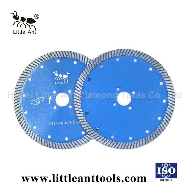 180mm Diamond Turbo Saw Blade with Blue Color