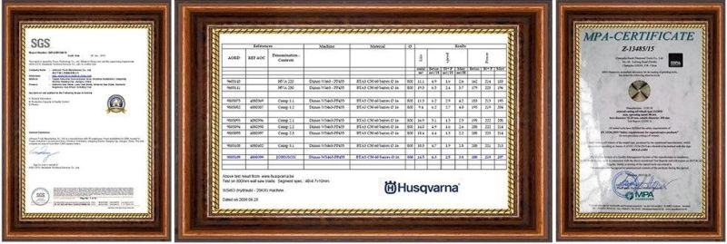105mm-350mm-600mm Diamond Saw Blade for Concrete and Reinforced Concrete