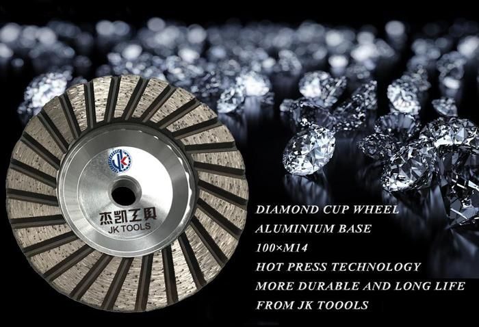 Made in China/Hot Pressed Sintered Wholesale Diamond Grinding Cup Wheel