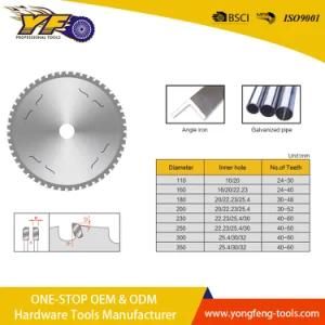 Tg Tools Tungsten Carbide Tip Tct Circular Saw Blade for Aluminum