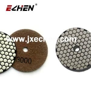 Diamond Dry Polishing Pad with Velcro Backed