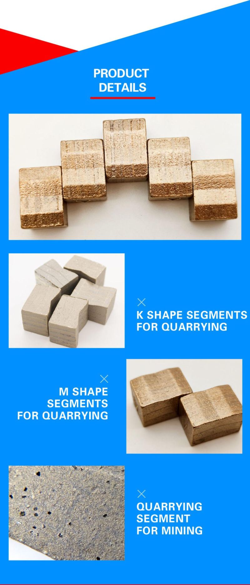 Competitive Price Diamond Segment Turkey for Granite Quarrying&Mining