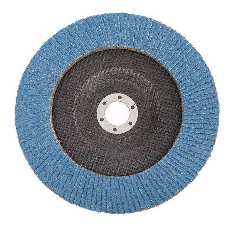 Hot Sale 4inch 100mm Aluminia Zironia Blue Flap Disc for Metal Cutting