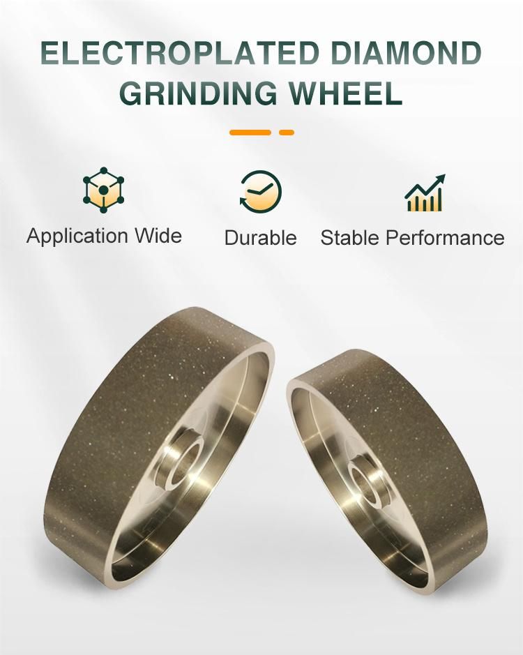 Cup Coated Diamond Grinding Wheel Electroplated Bond Diamond Grinding Wheel