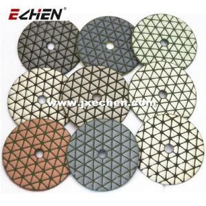 Triangle Diamond Dry Polishing Pad for Stone