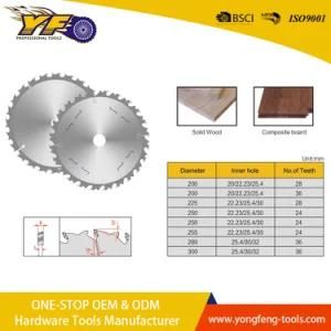 Tct Saw Blade for Wood, Aluminium Processing