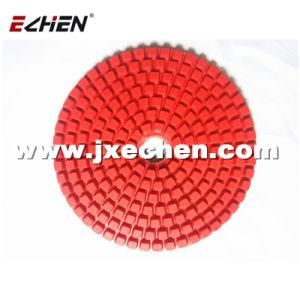 Hook &amp; Loop Flexible Resin Diamond Wet Polishing Pad