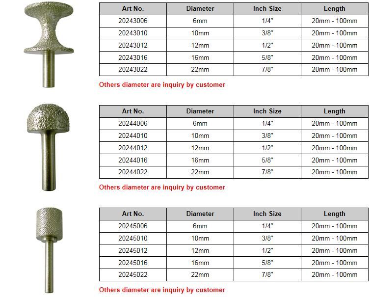 Vacuum Brazed Diamond Graver Tool