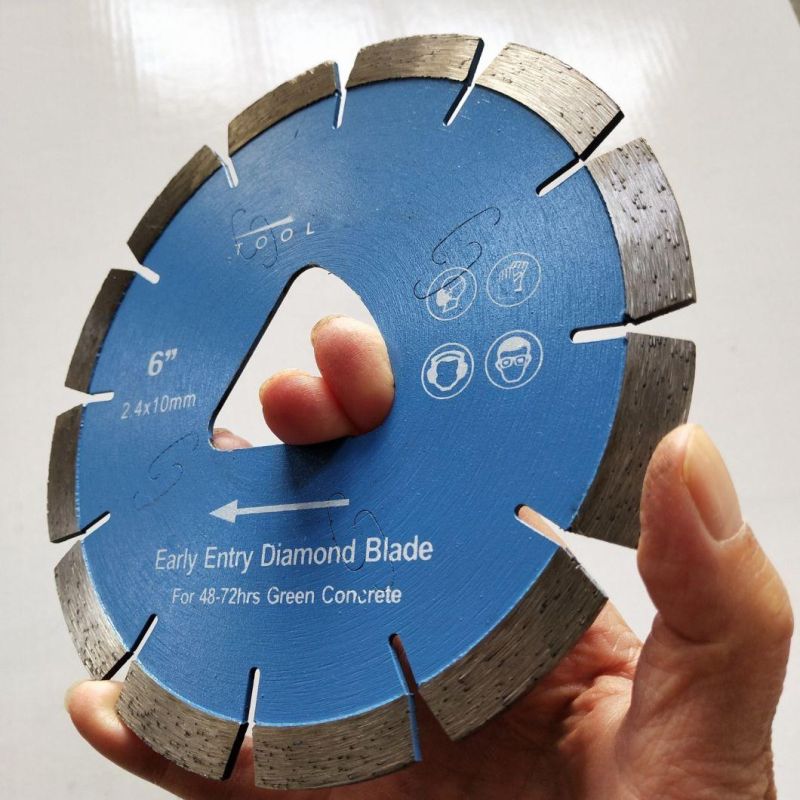 150mm Diamond Green Concrete Early Entry Saw Blade for 24 Hour Green Concrete