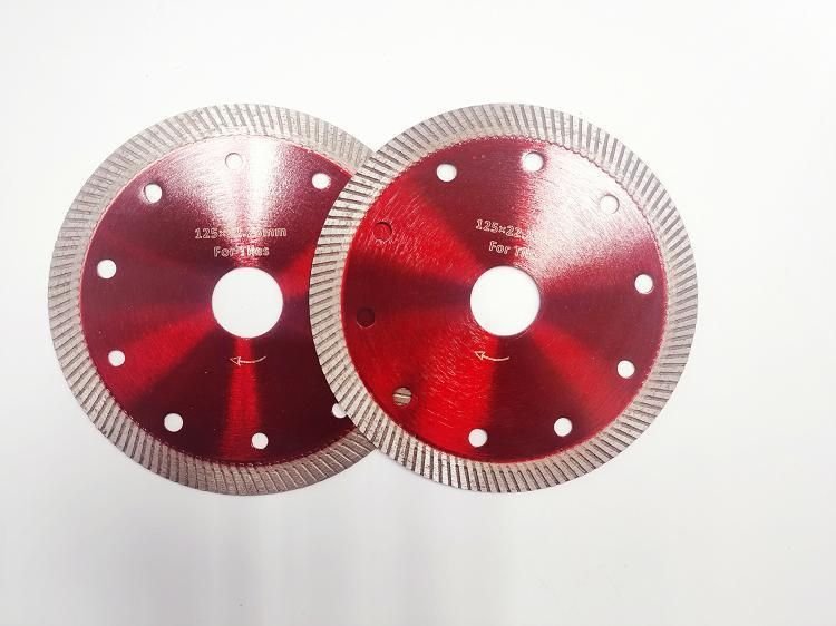 125mm Super Thin Turbo Sintered Diamond Porcelain Tiles Ceramic Cutting Saw Cutting Blades