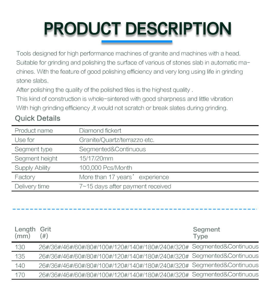 Environmental Protection Diamond Grinding Tools Suppliers on Polishing Line