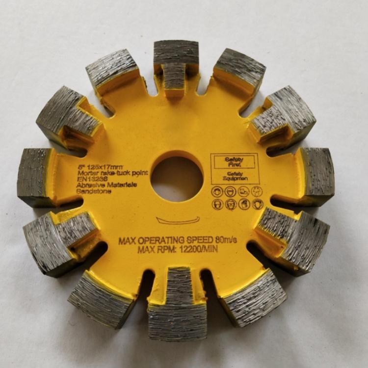 125mm Diamond Laser Saw Blades Welded Tuck Point for Concrete Mortar Removal