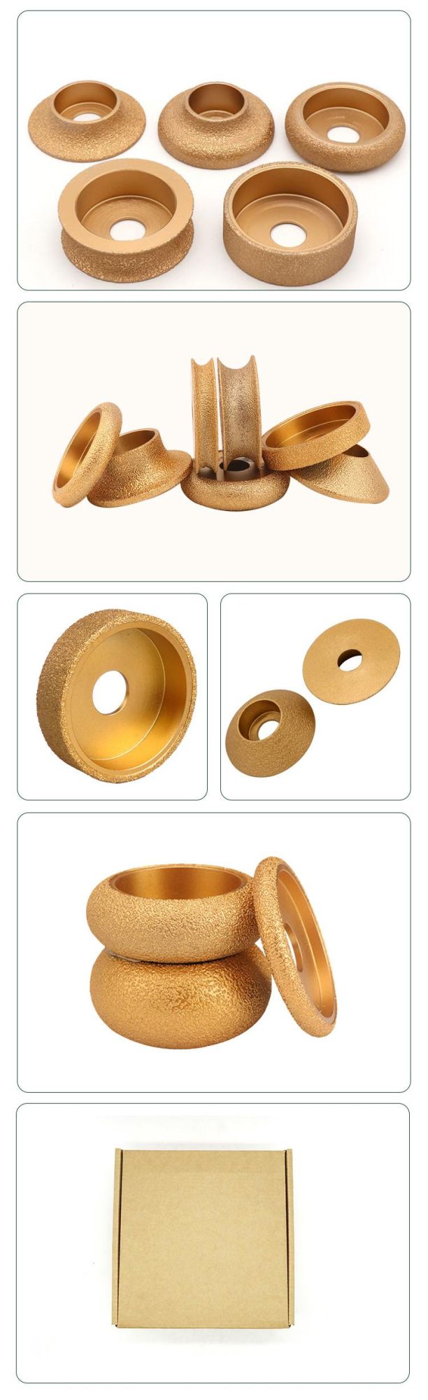 Vacuum Brazed Diamond Cutting Grinding Disc Abrasive Wheel