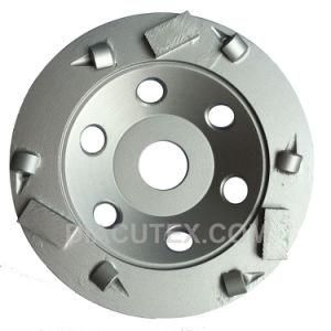 5 Inch PCD and Diamond Segment Combo Cup Wheel