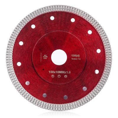Turbo Net Circular Saw Blade with Flange for Cutting Porcelain Tiles Granite