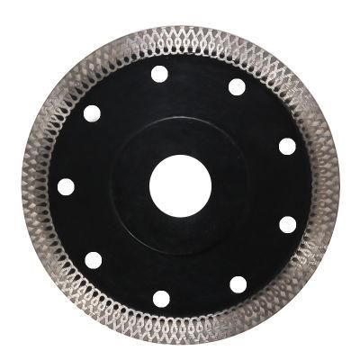 High Performance Sintered Mesh Turbo Diamond Hoja De Sierra with Flange