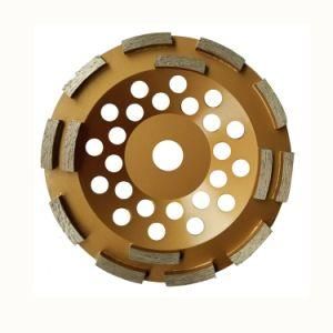 Double Round Diamond Grinding Cup Wheel