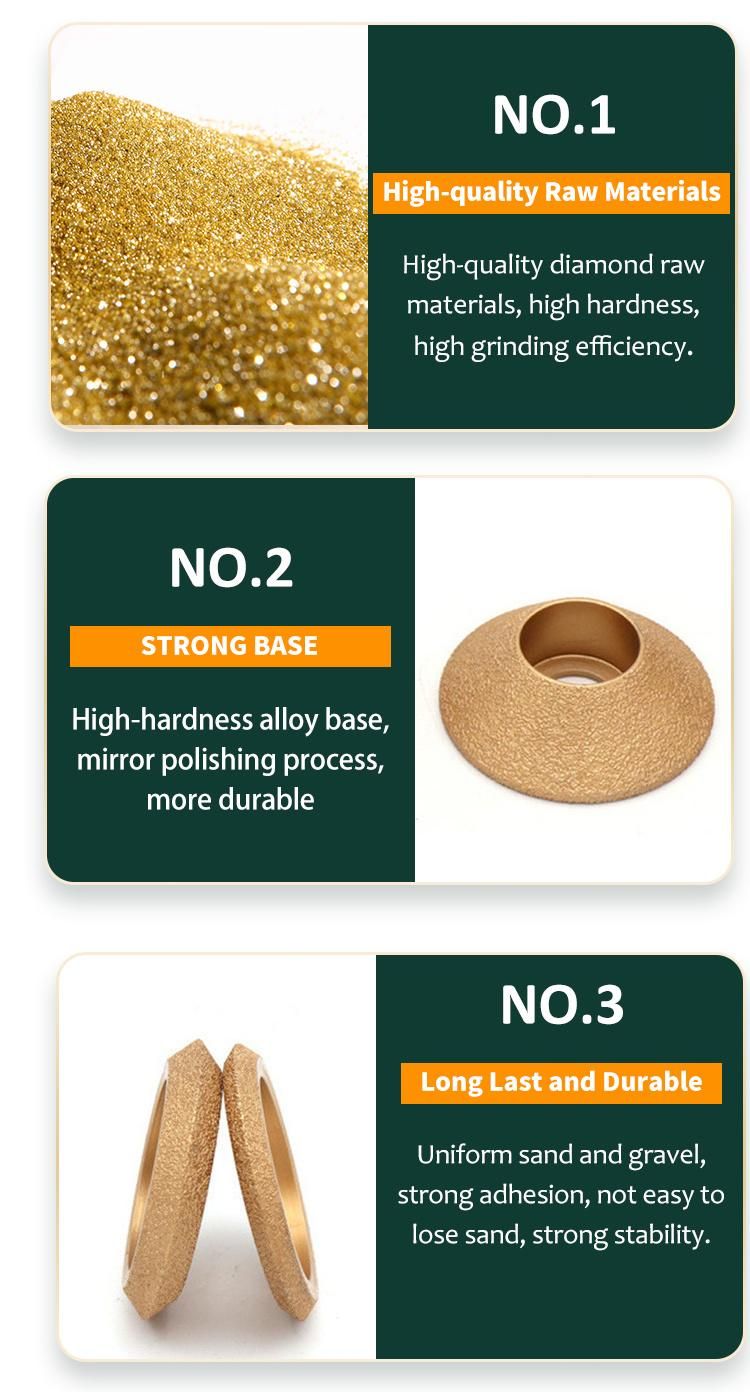 Vacuum Brazed Diamond Cutting Grinding Disc Abrasive Wheel