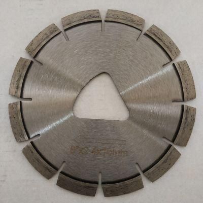 6&quot; Early Entry Diamond Concrete Saw Blade for Aggregate Concrete and Green Concrete with Triangle Hole