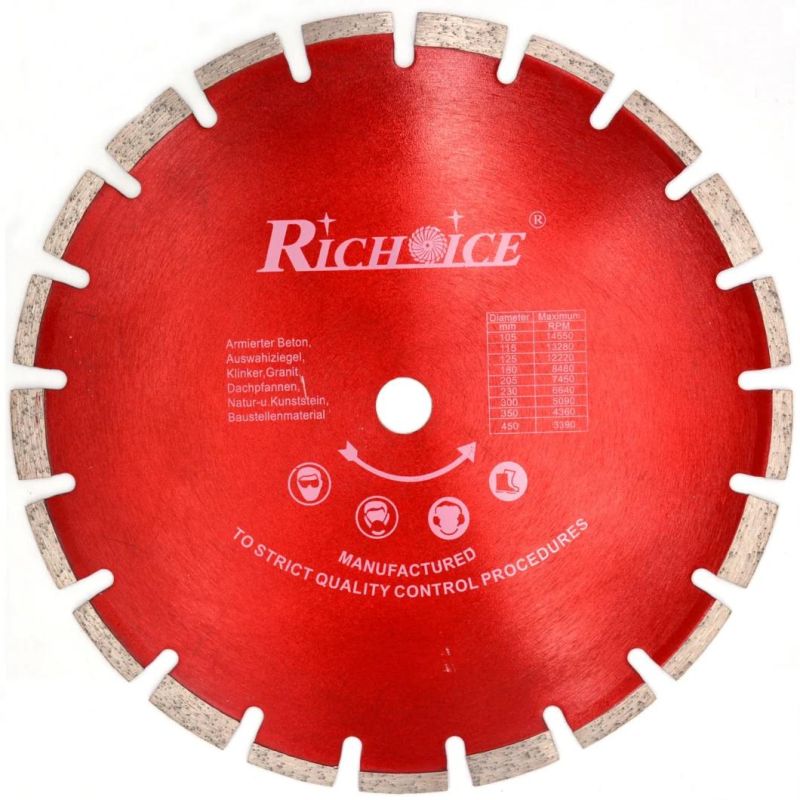 105X16X1.8X7 Diamond Saw Blade Cutting Tile, Granite, Ceramic, Marble