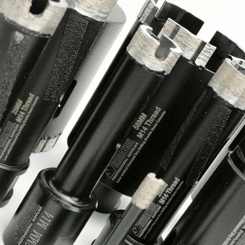 Laser Welded Diamond Hole Saw Hole Cutter Diamond Drill Bit for Drilling Granite Reinforced Concrete Marble