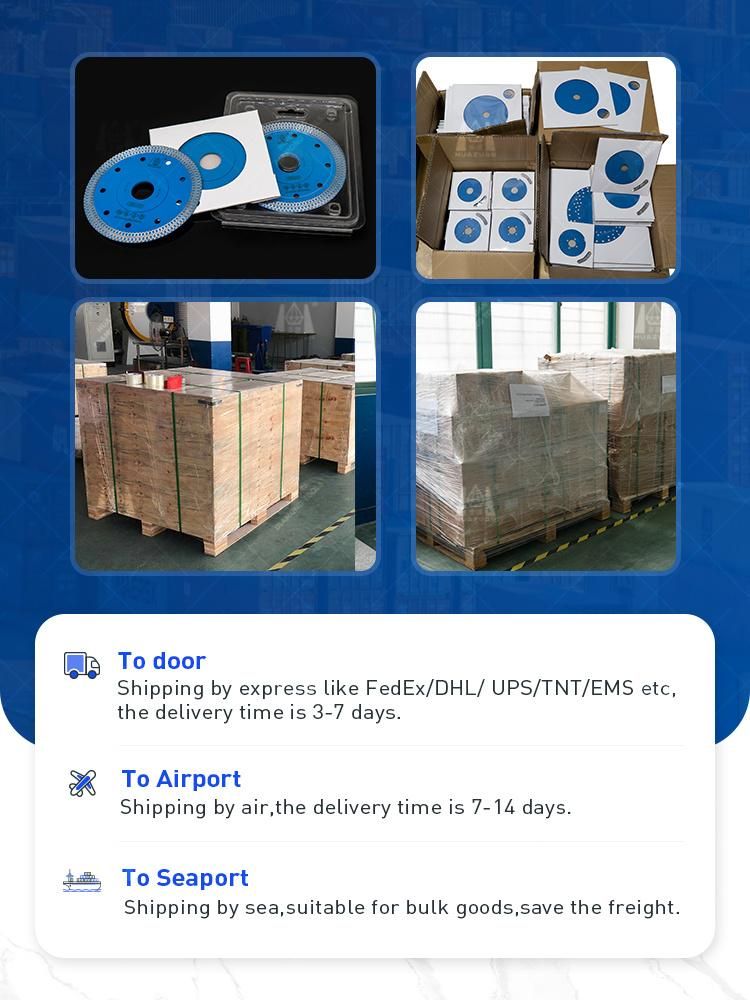 Turbo Segment Fish Mesh Design Tile Cutter Diamond Saw Blade