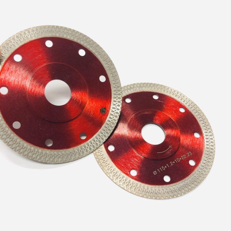 Super Thin 4.5 Inch Mesh Turbo Diamond Ceramic Cutting Saw Blade for Tile