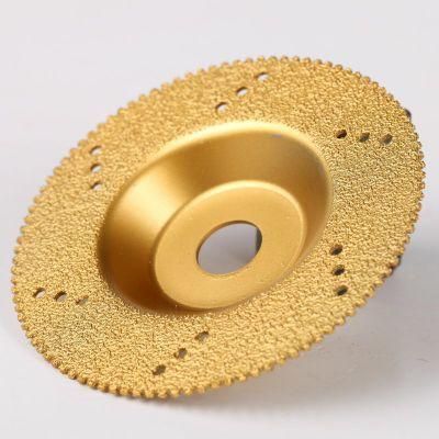 China Manufacturer Vacuum Brazed Diamond Cup Wheel for Metal Grinding